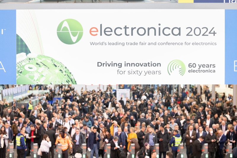 Visitors at electronica 2024