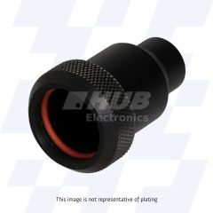 A37-445-4522KN - EMCA Straight M Thread Adaptor, MIL-DTL-38999 Series III, Electroless Nickel, Shell Size 15