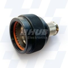A17-530-4J08 - EMCA Straight Screened Adaptor, MIL-C-26482 Series I (PAT 105), Black Hybrid, Shell Size 14