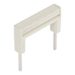 Front view of WAGO TOPJOB®S 2000 Series Jumper Bar, from 1 to 6, Light Grey (Part Number: 2000-436)