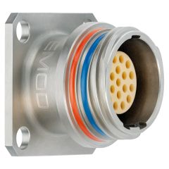 Side view of LEMO M Series EDN Fixed Receptacle