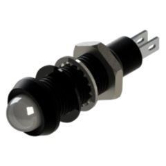 Side view of MARL 676 Series Panel Indicator LED with Cool White LED