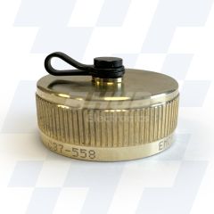C37-558-39WR - EMCA Receptacle Cap, MIL-DTL-38999 Series III, Aluminium Bronze Passivated Plating, Shell Size 13