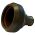 Front view of EMCA Straight Screened Adaptor in Olive Drab Cadmium finish (Part Number: A37-526-5610KN)