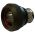 Front view of EMCA Straight Screened Adaptor in Olive Drab Hybrid finish (Part Number: A37-526-4U06KN)
