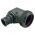 Front view of EMCA Electro-Mechanic A37-525 90 Degree Screened Adaptor in Olive Drab Zinc Cobalt finish