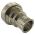 Rear view of EMCA Straight Screened Adaptor in Stainless Steel Passivated finish (Part Number: A37-526-5110KN)