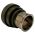 Rear view of EMCA Straight Screened Adaptor in Olive Drab Hybrid finish (Part Number: A37-796-5U11)