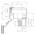 Dimensions of EMCA Electro-Mechanic A37-525 90 Degree (RFI/EMI) Screened Adaptor