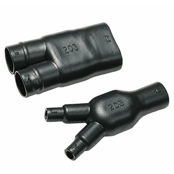 Top view of HellermannTyton Helashrink 200 Series (203-1) Heatshrink Boots
