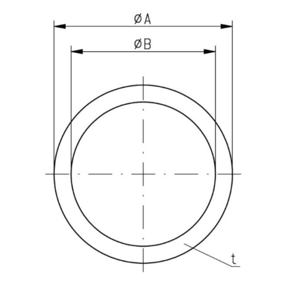 Dimensions of EMCA Electrically Conductive Gasket (Part Number: FD38-391-Y07 (VG96940-06-F008B))