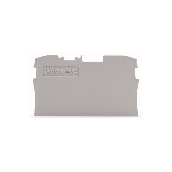 WAGO TOPJOB®S 2004 Series 2 Conductor End and Intermediate Plate - 2004-1291