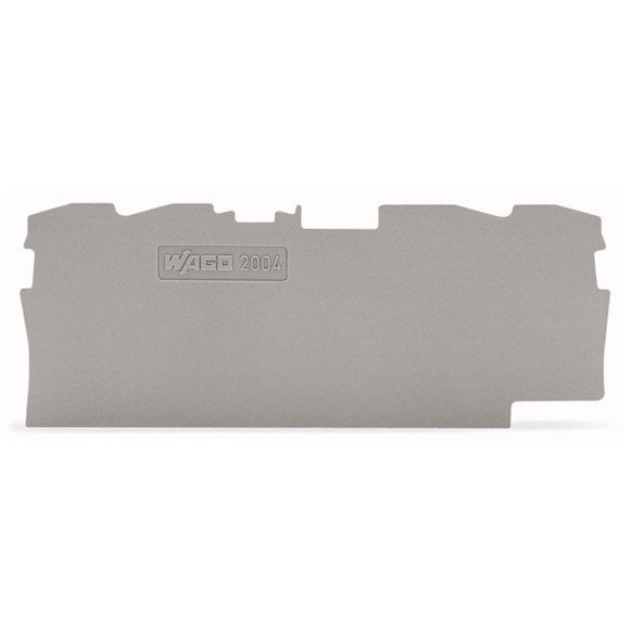 WAGO TOPJOB®S 2004 Series 4 Conductor End and Intermediate Plate - 2004-1491