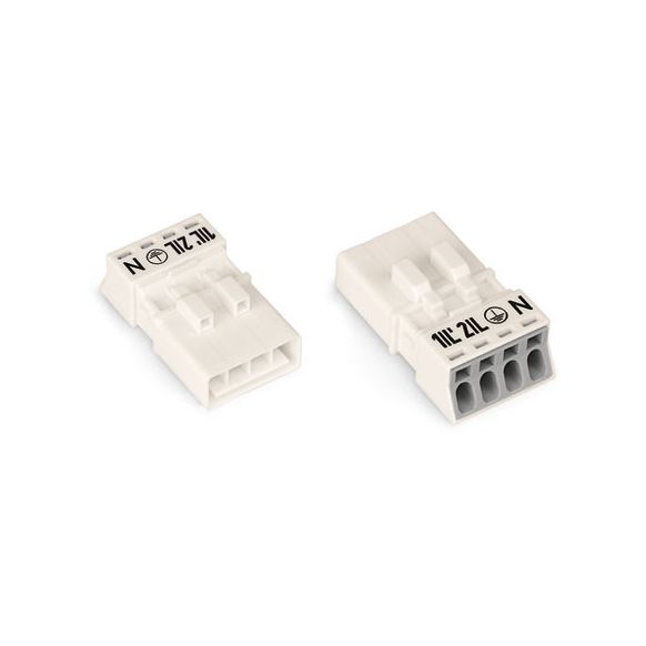 WAGO WINSTA® MINI 890 Series Plug 4 Pole without Strain Relief Housing - 890-234
