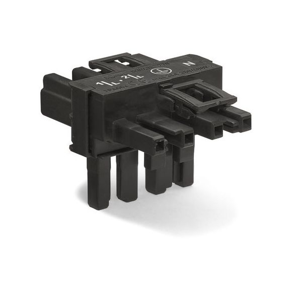 WAGO WINSTA® MIDI 770 Series T-Distribution Connector 4 Pole - 770-676