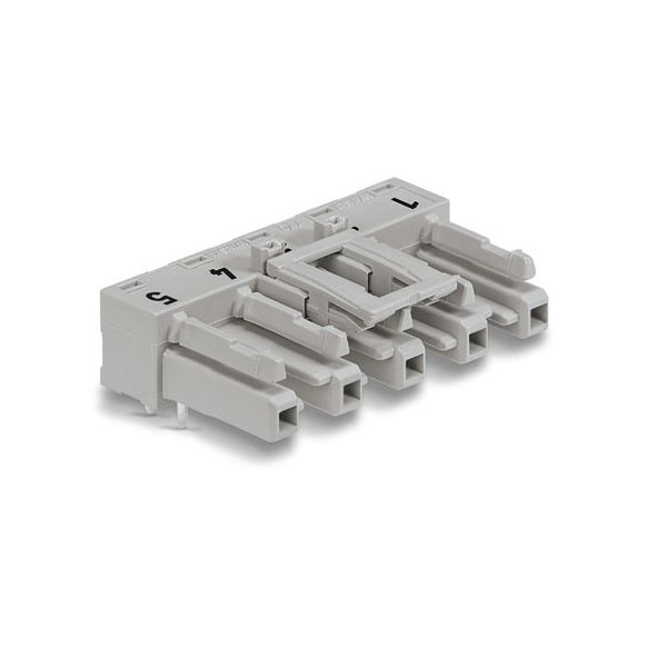 WAGO WINSTA® MIDI 770 Series Socket 5 Pole for PCBs - 770-845/011-000