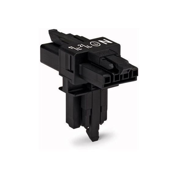 WAGO WINSTA® MINI 890 Series T-Distribution Connector 4 Pole for 'Flying Leads' - 890-627
