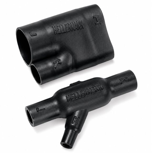 Top view of HellermannTyton Helashrink 1300 Series Heatshrink Boots