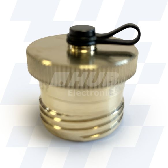 C37-557-69WR - EMCA Plug Cap, MIL-DTL-38999 Series III, Aluminium Bronze Passivated Plating, Shell Size 19