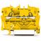 WAGO TOPJOB®S 2000 Series Rail Mounted 2 Conductor Through Terminal Block - 2000-1206