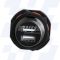 S37-406-22 - EMCA Connector Solutions Double USB Receptacle, Black Zinc Nickel