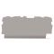 WAGO TOPJOB®S 2000 Series 4 Conductor End and Intermediate Plate - 2000-1491