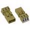 WAGO WINSTA® MINI 890 Series Plug 3 Pole without Strain Relief Housing - 890-273